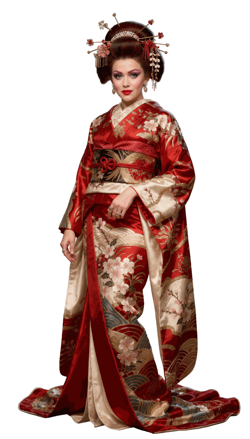 Escale Tokyo — kimono geisha
